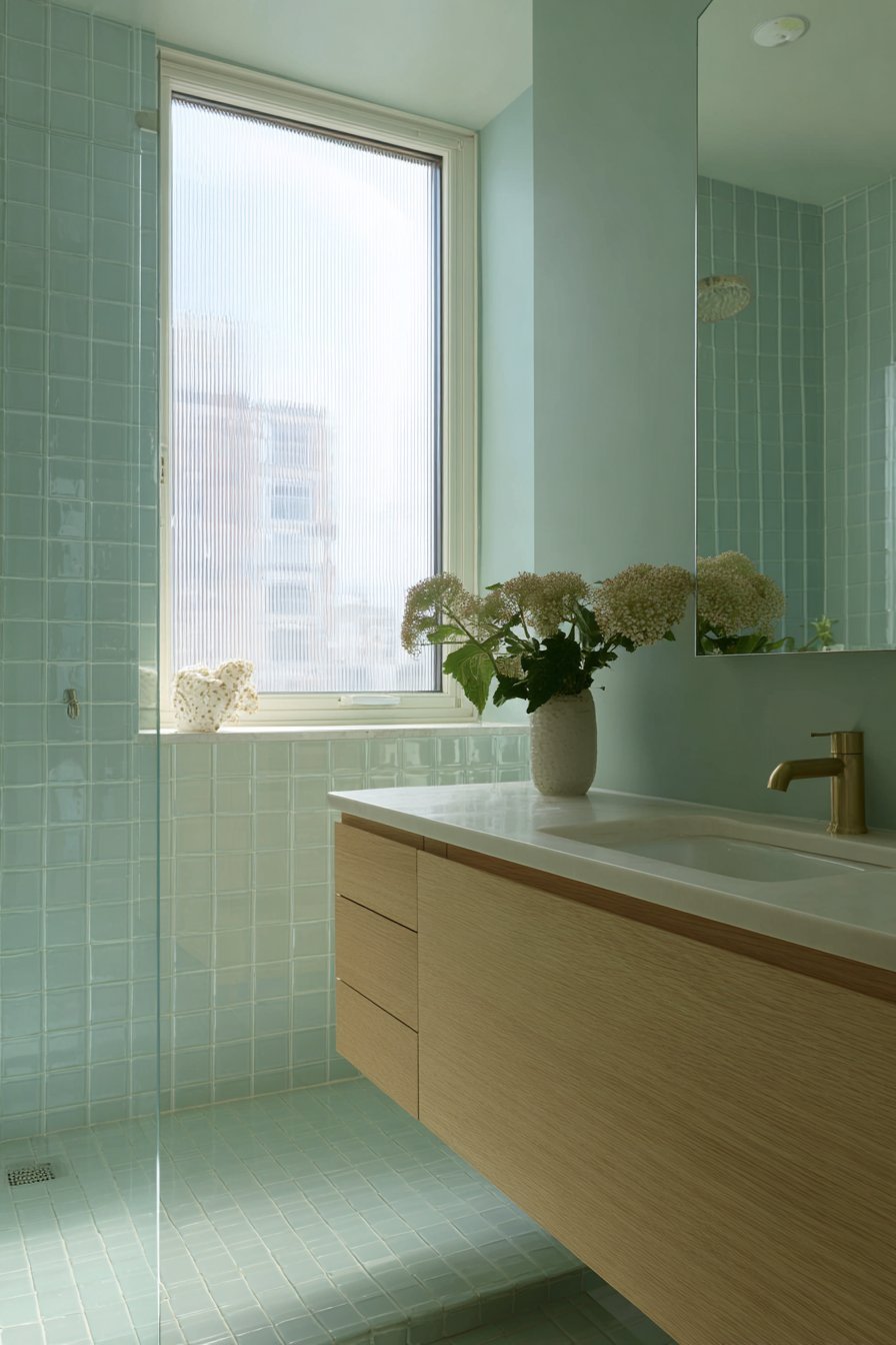 Serene Sage Green Spa Retreat