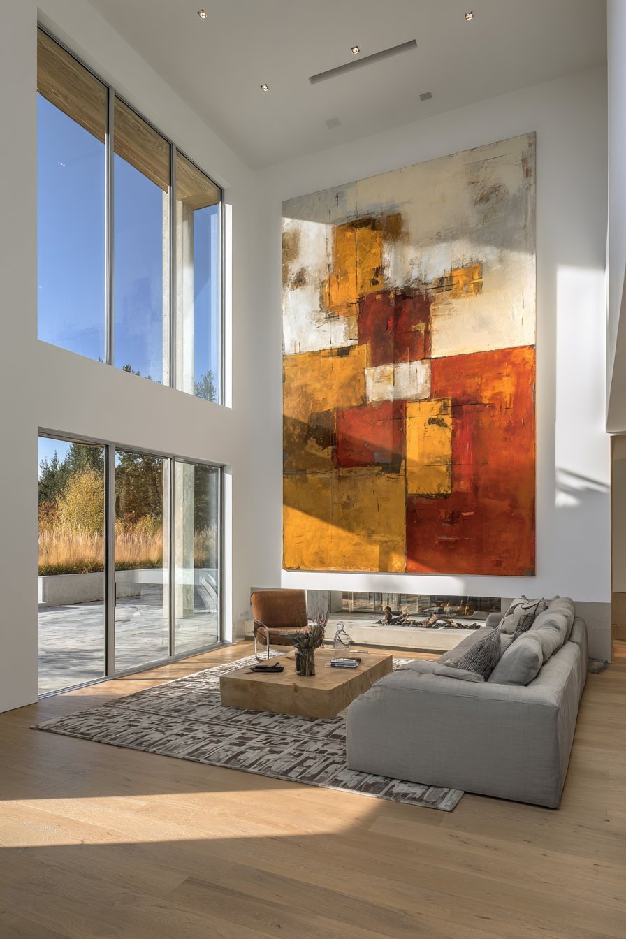 Contemporary Abstract Canvas Statement