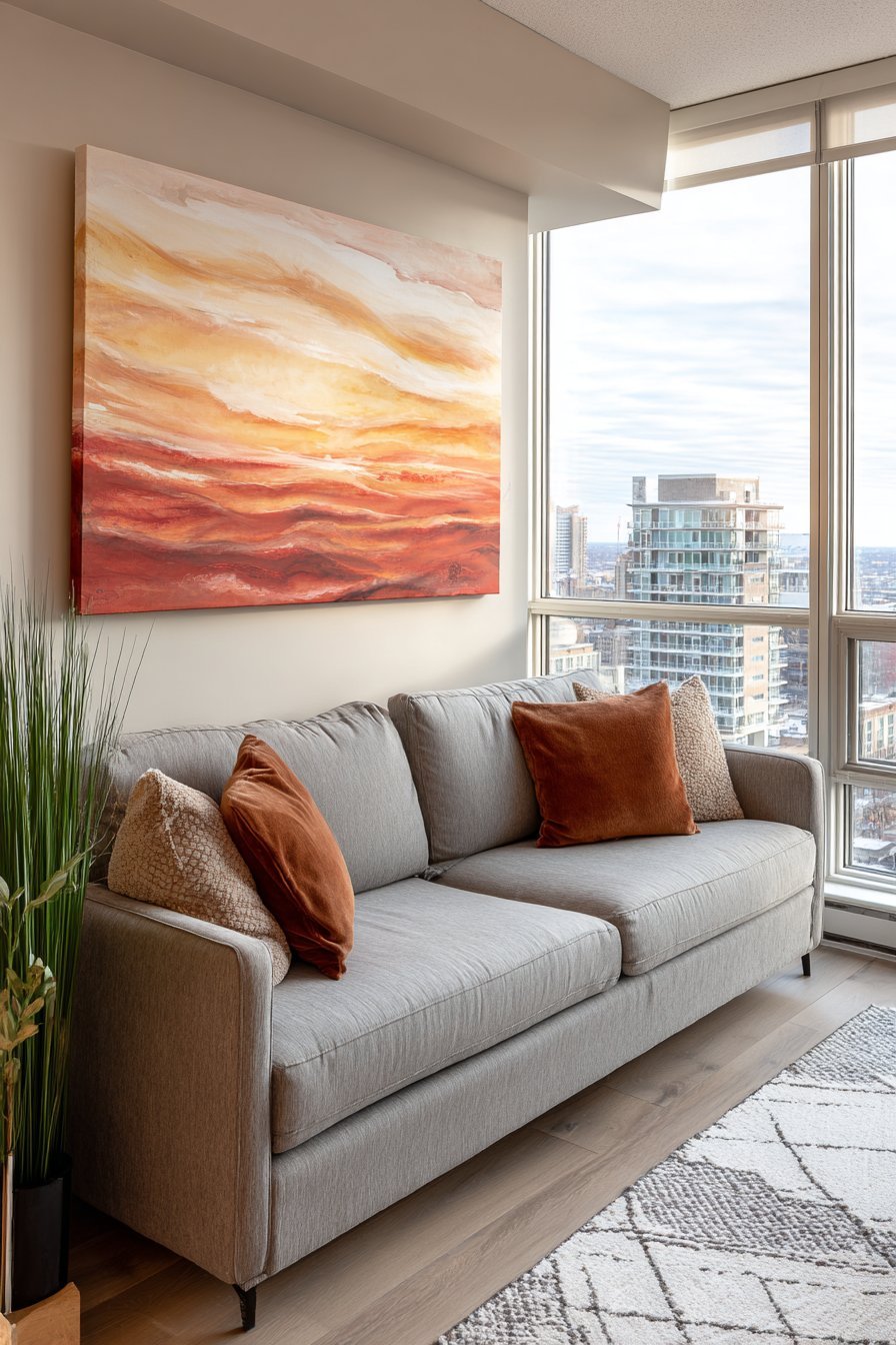 Contemporary Abstract Canvas Statement