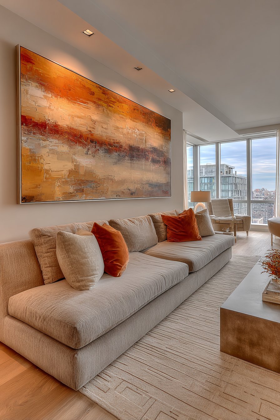 Contemporary Abstract Canvas Statement