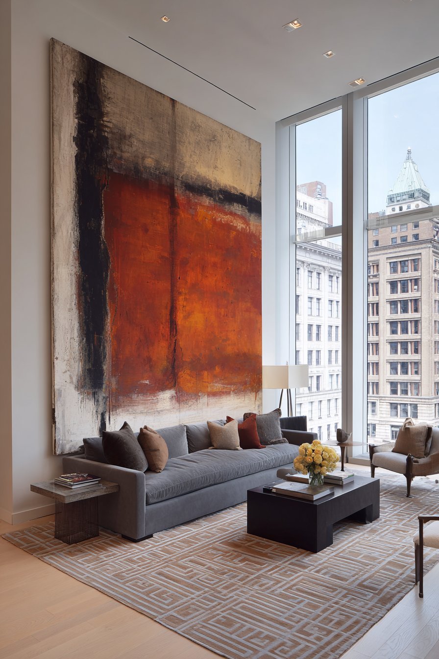 Contemporary Abstract Canvas Statement