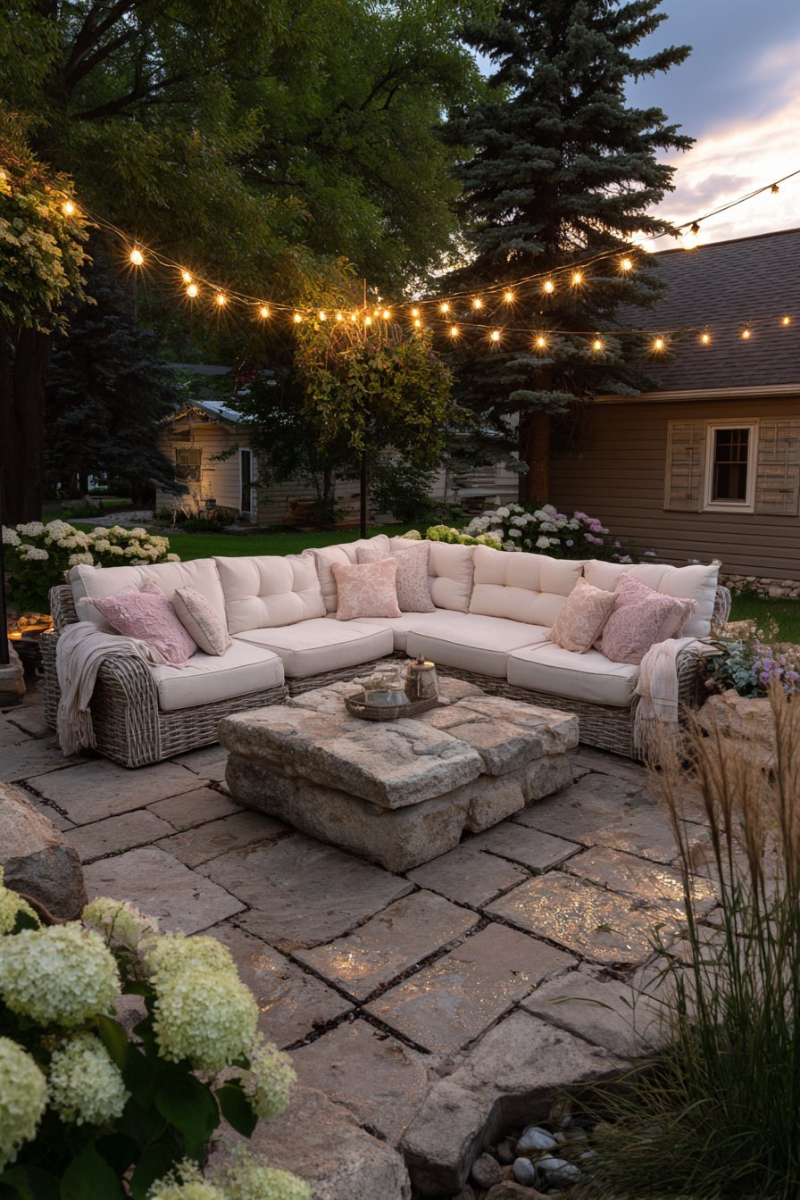 Cozy Fire Pit Seating Haven
