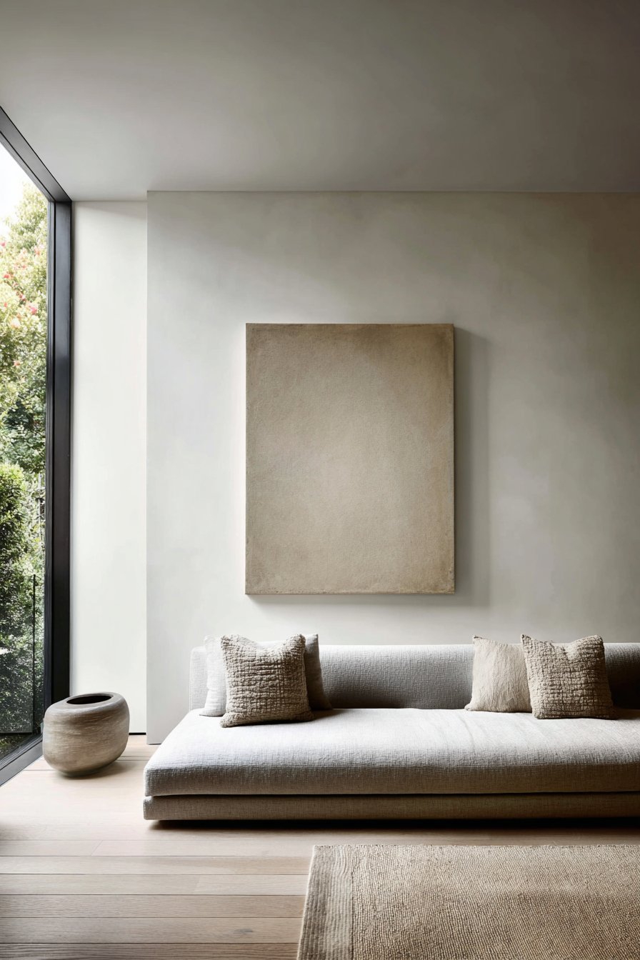 Minimalist Abstract Canvas Focal Point