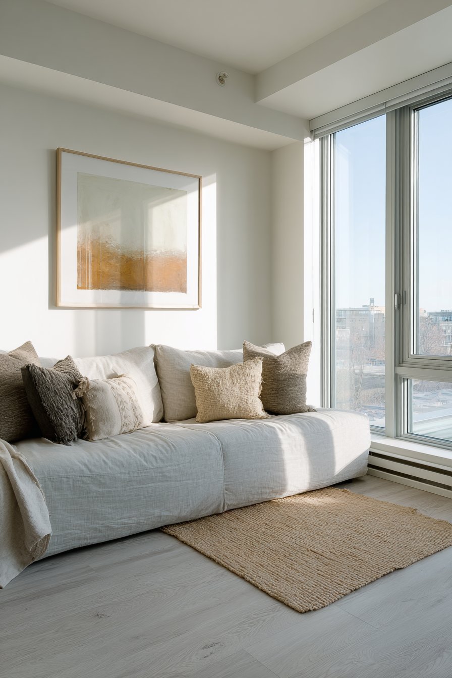 Minimalist Abstract Canvas Focal Point