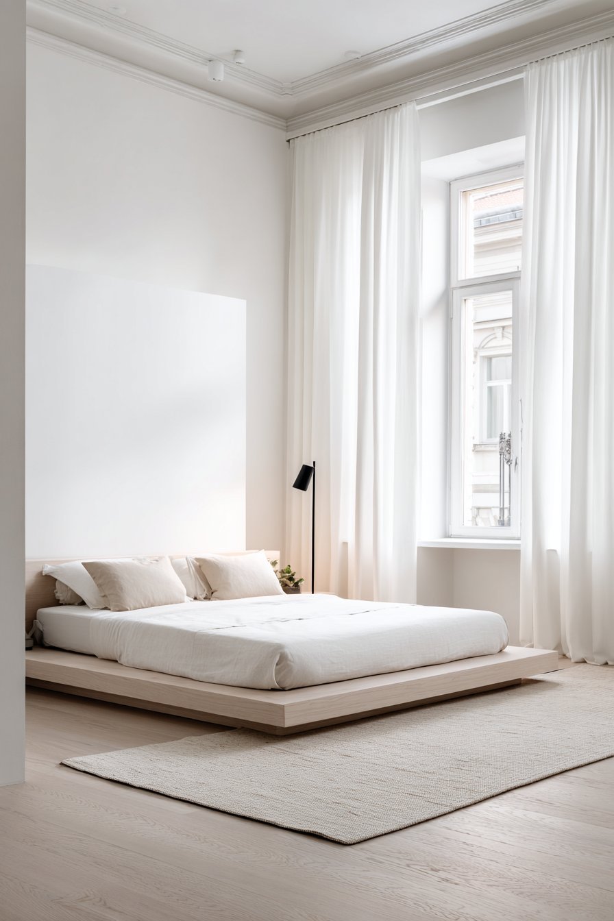 Pure White Platform Sanctuary