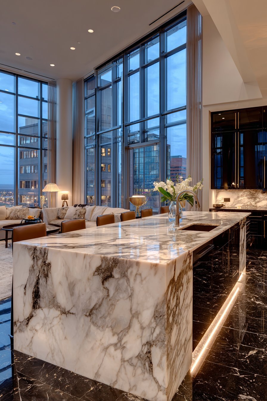 Calacatta Gold Marble Centerpiece