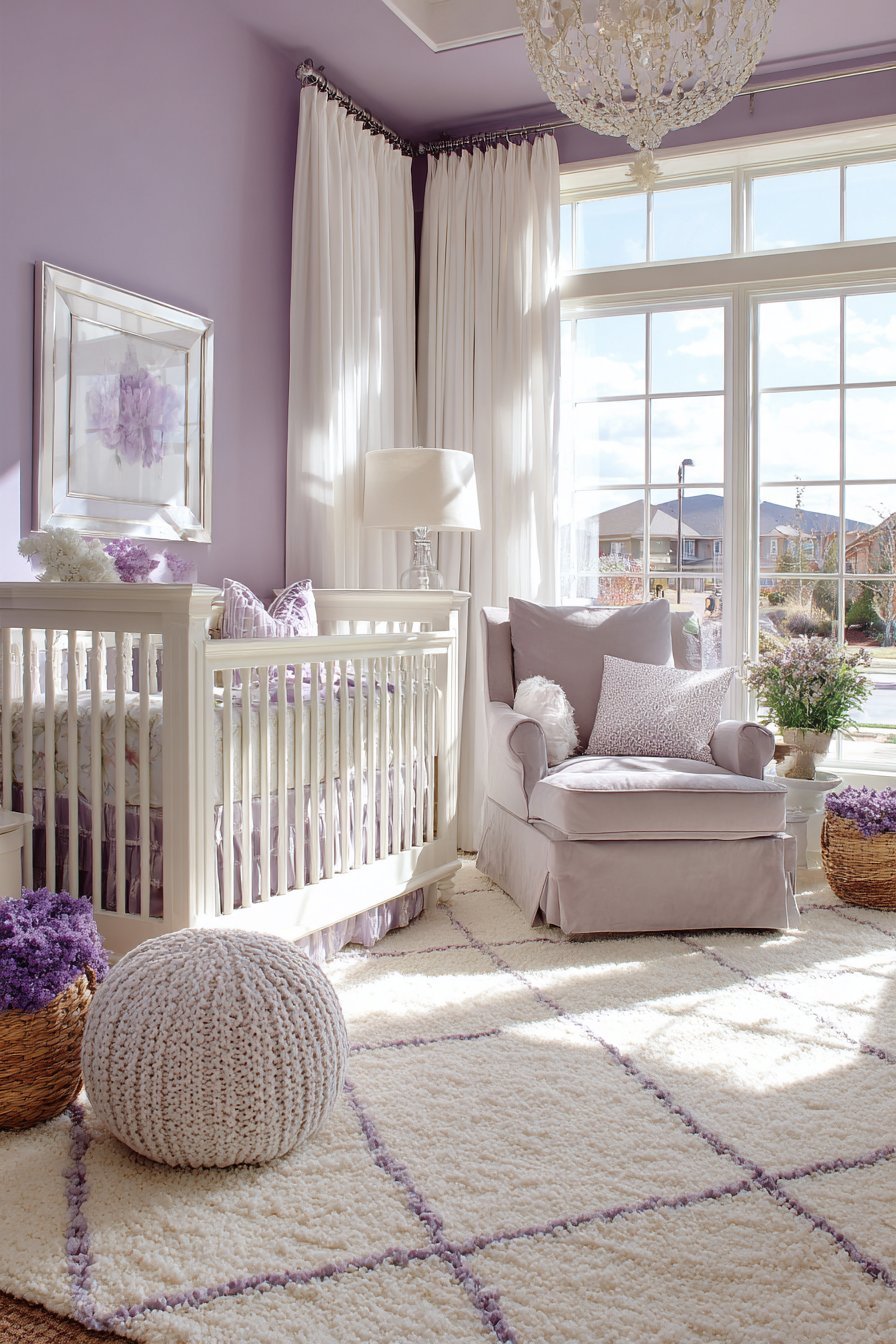 Serene Lavender Ombre Sanctuary