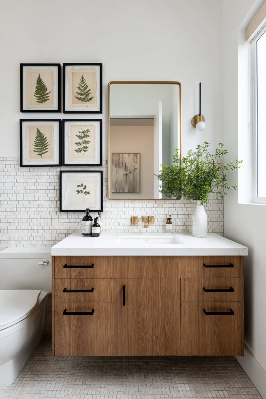 Modern Botanical Gallery Wall