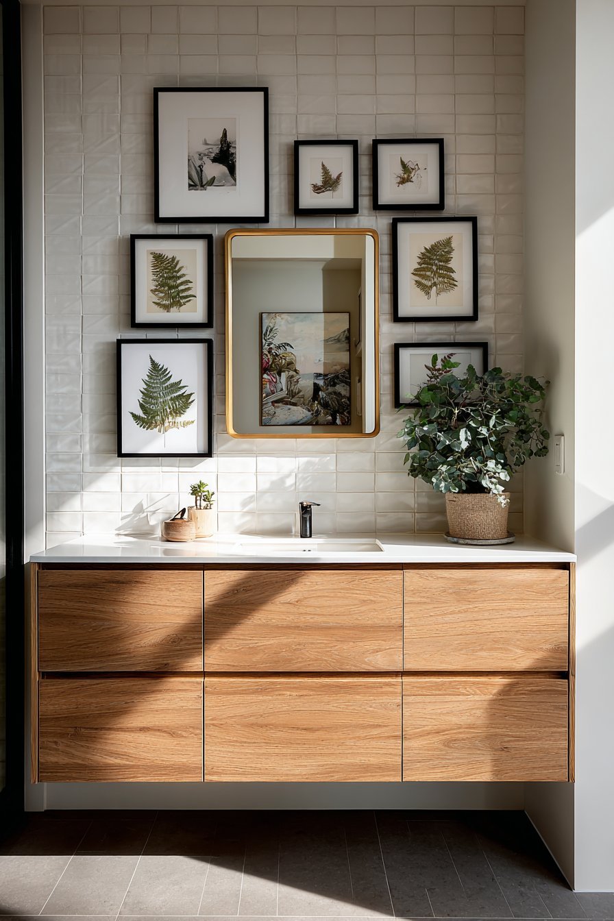 Modern Botanical Gallery Wall