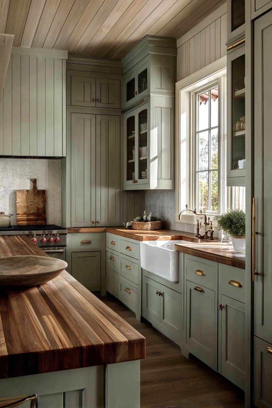 Shaker-Style Sage and Oak Harmony