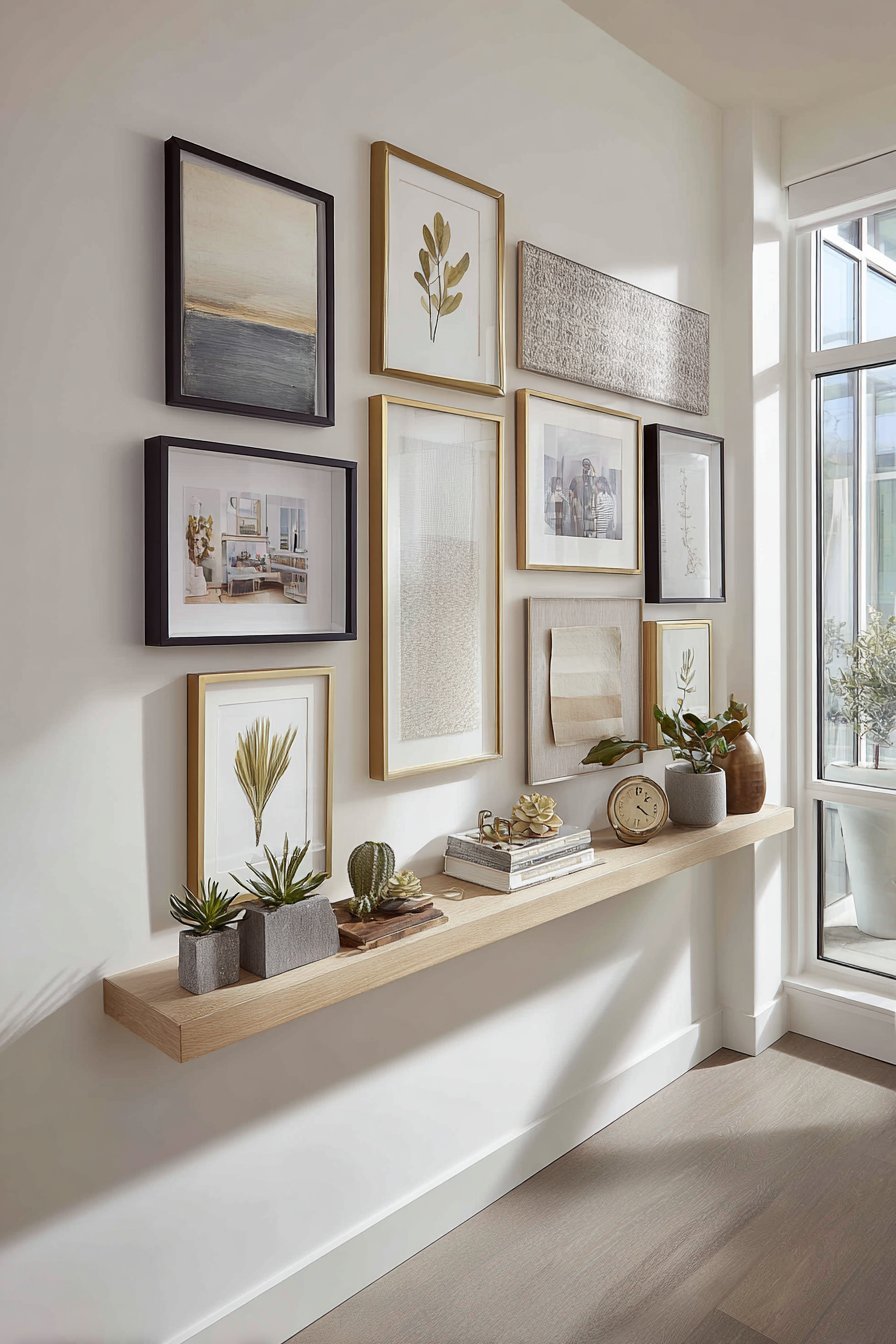 Curated Gallery Wall Arrangement