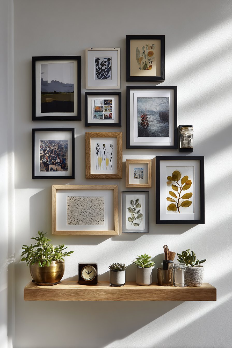 Curated Gallery Wall Arrangement