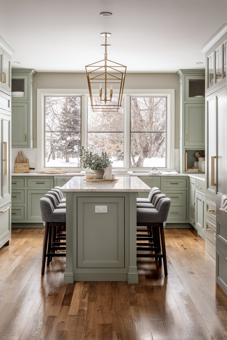 Central Island Waterfall Edge Luxury