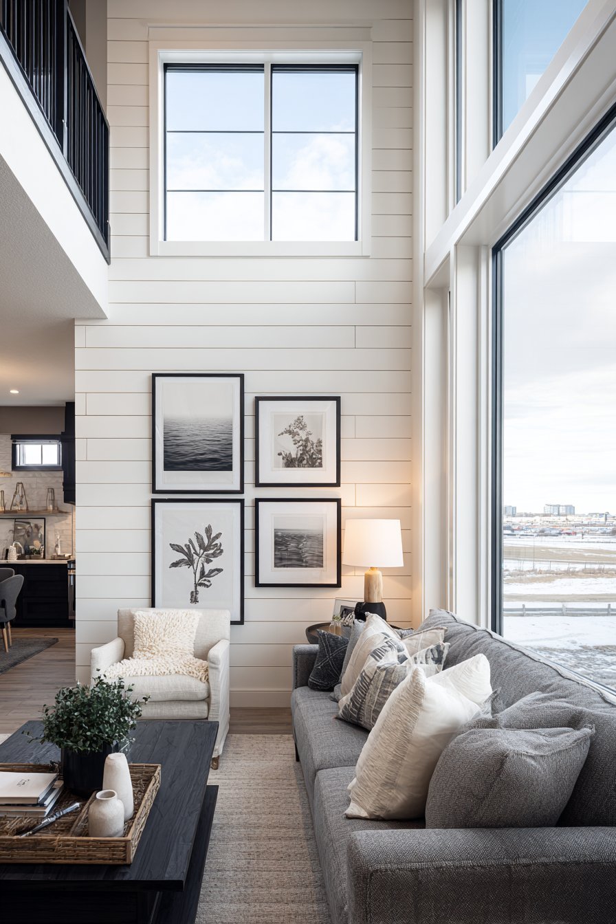 Dramatic Botanical Gallery Wall