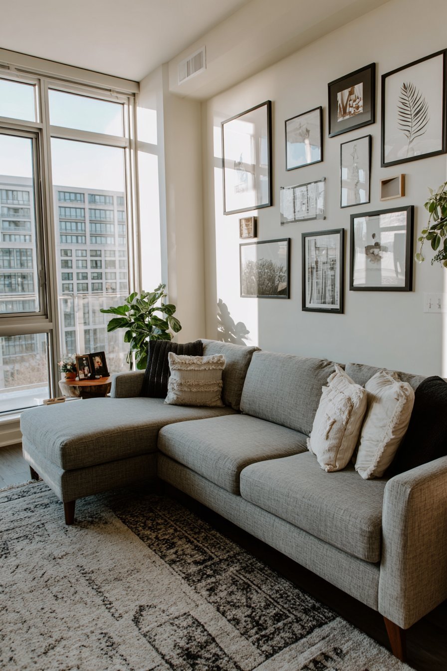 Mixed-Frame Gallery Wall Arrangement