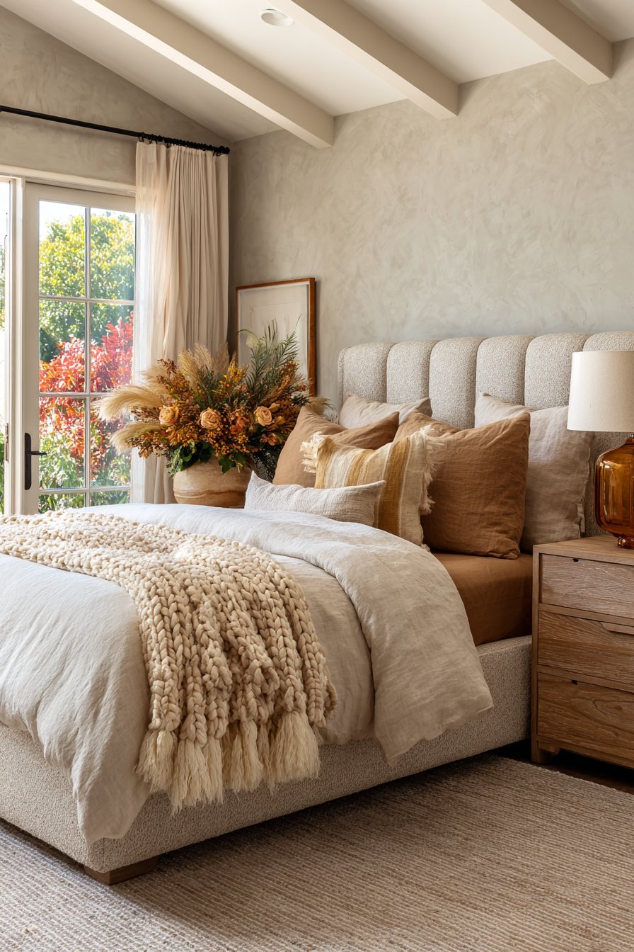 Layered Linen Luxury with Tufted Comfort