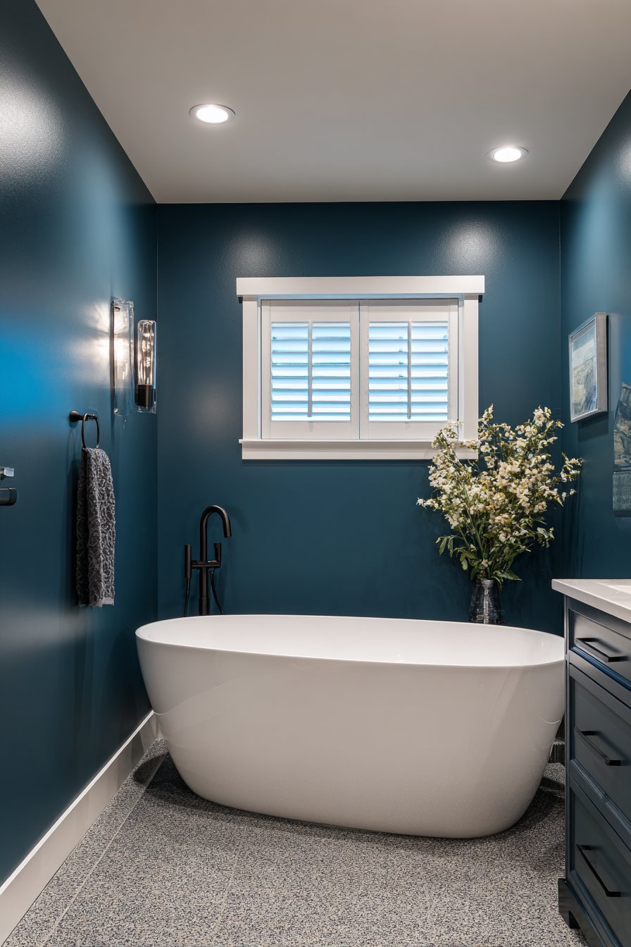 Sophisticated Navy Blue Cocoon