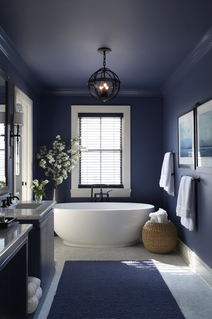 Sophisticated Navy Blue Cocoon