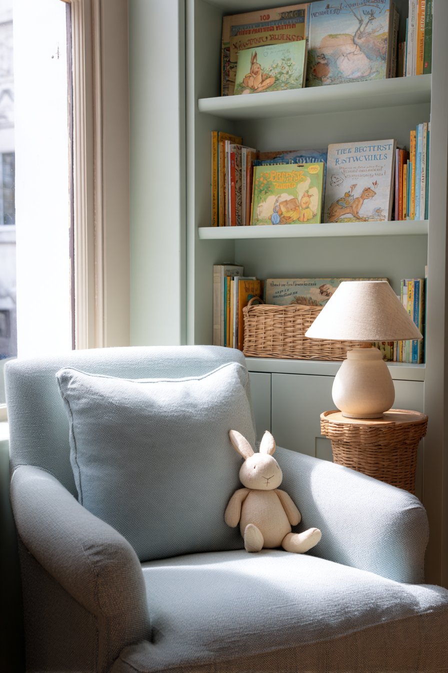 Cozy Reading Nook with Potter Collection