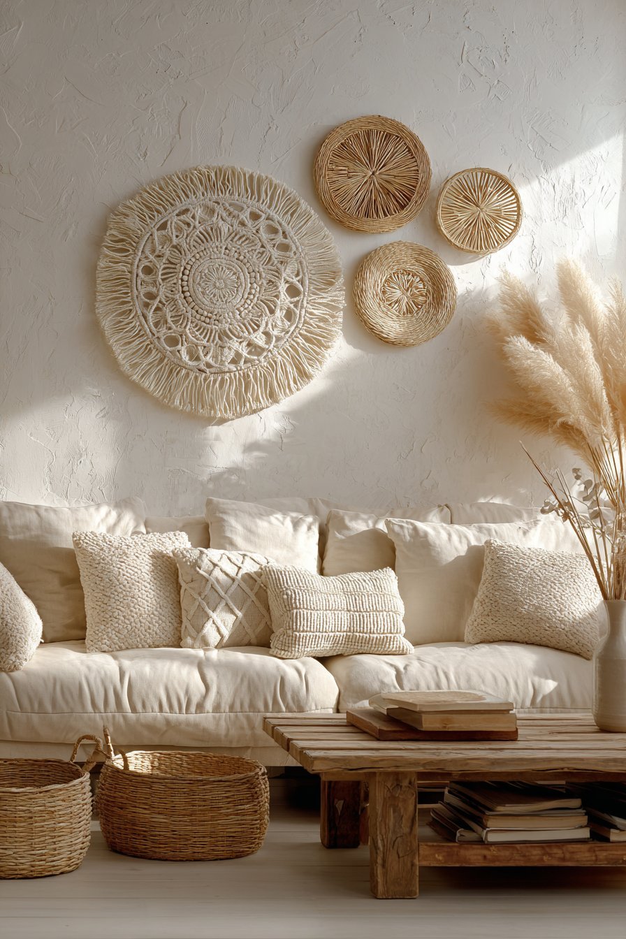 Bohemian Macramé Wall Hanging Display