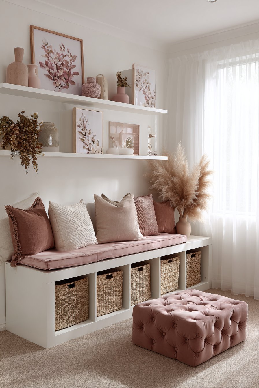 Organized Pink Storage Solutions