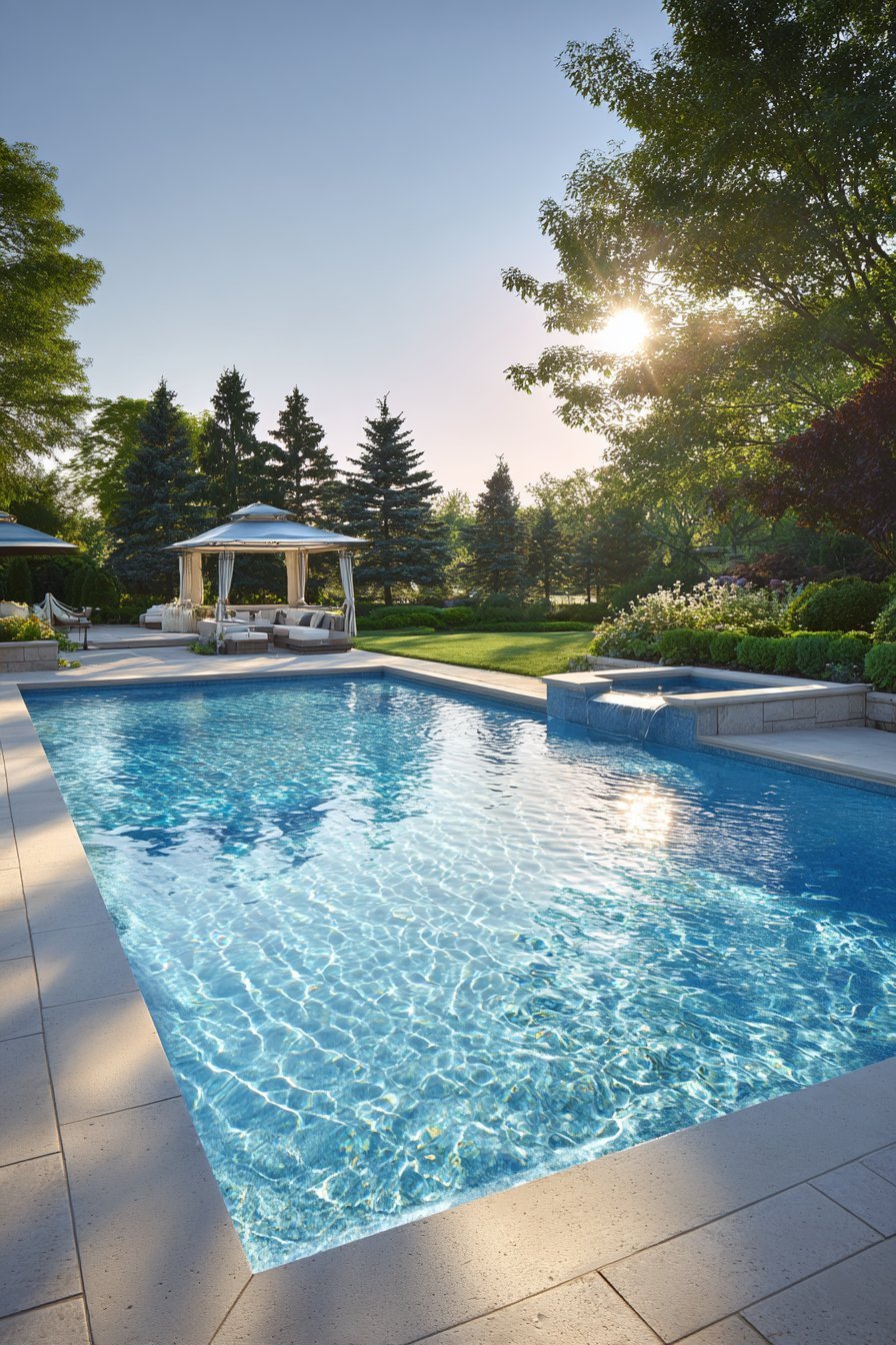 Resort-Style Saltwater Pool Paradise