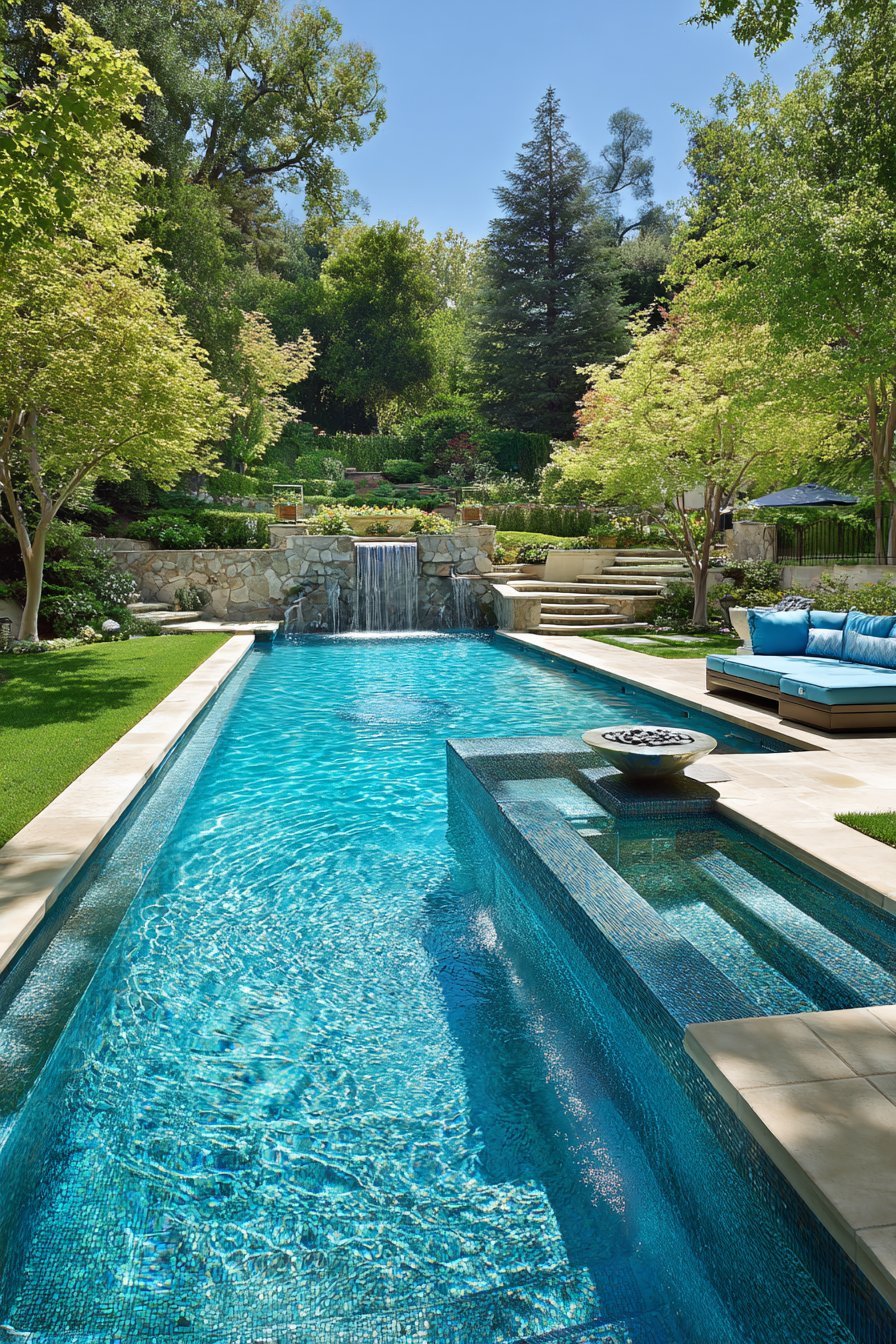 Resort-Style Negative Edge Pool