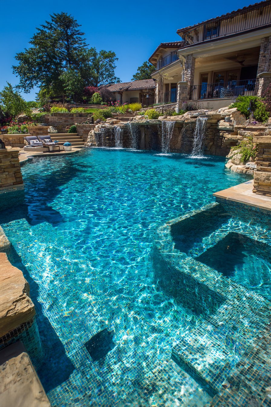 Resort-Style Negative Edge Pool