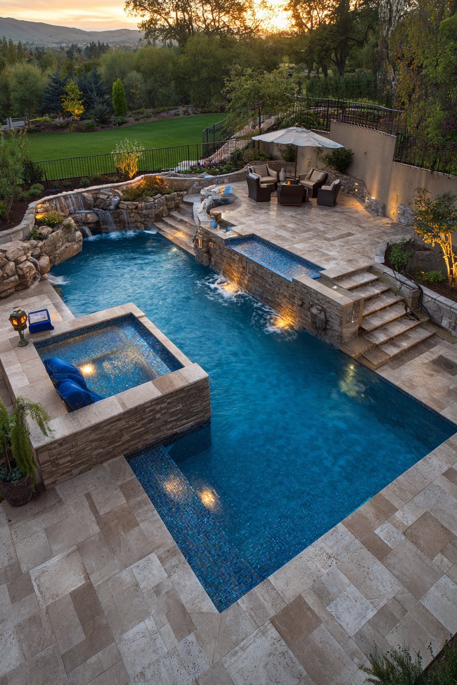 Resort-Style Negative Edge Pool