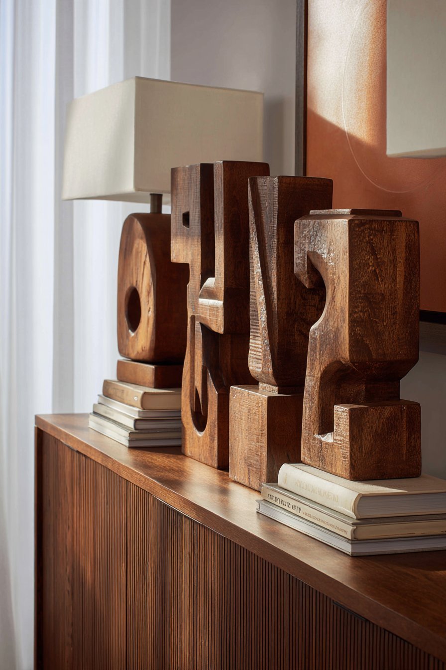 Organic Wooden Wall Sculptures