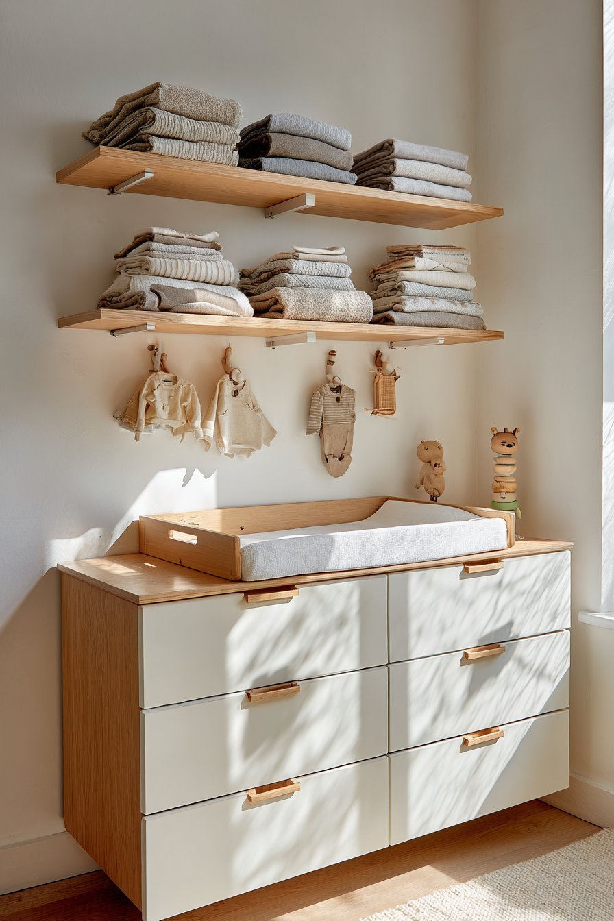 Functional Dresser Changing Station Setup