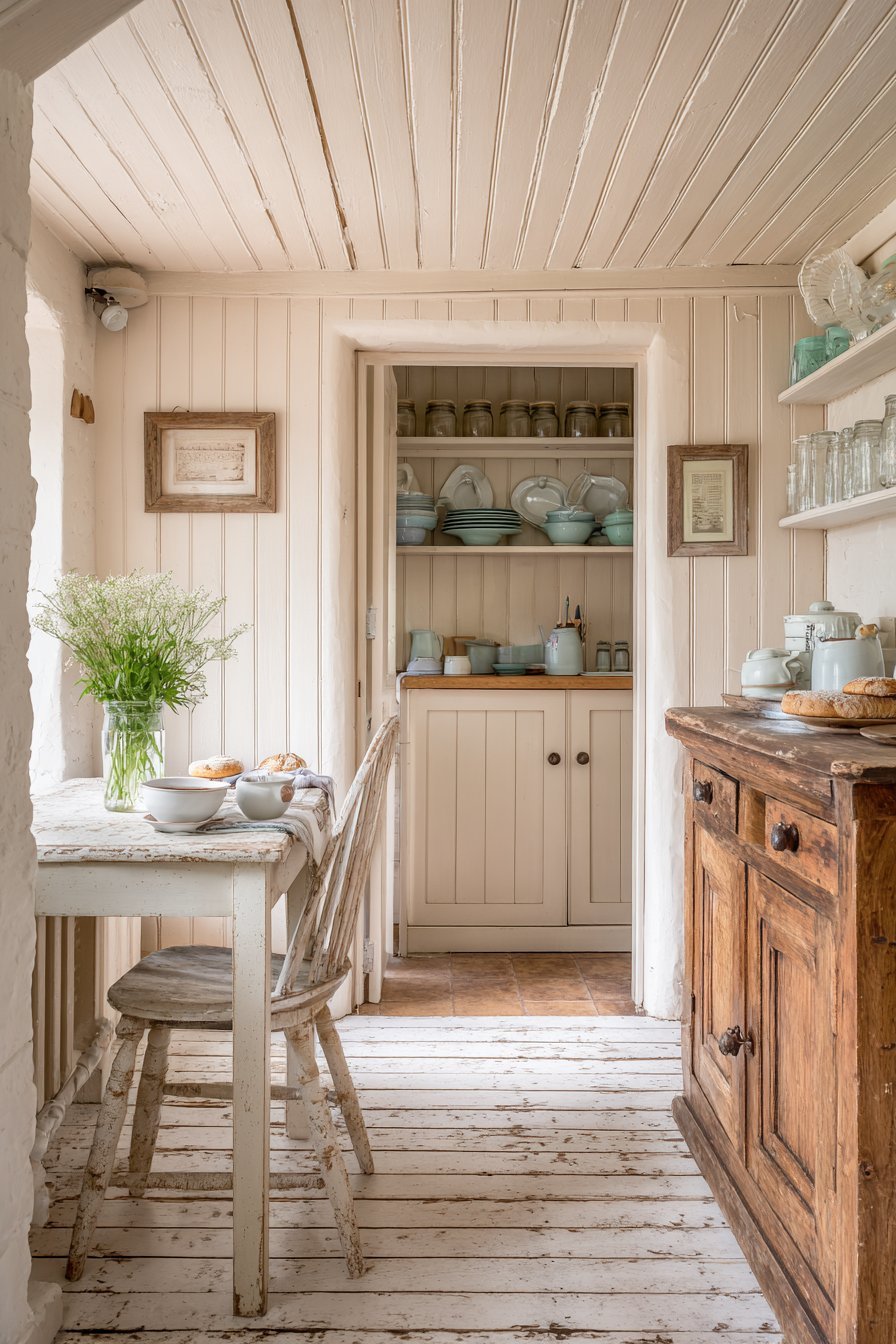 Antique Pine Dresser Storage Solution