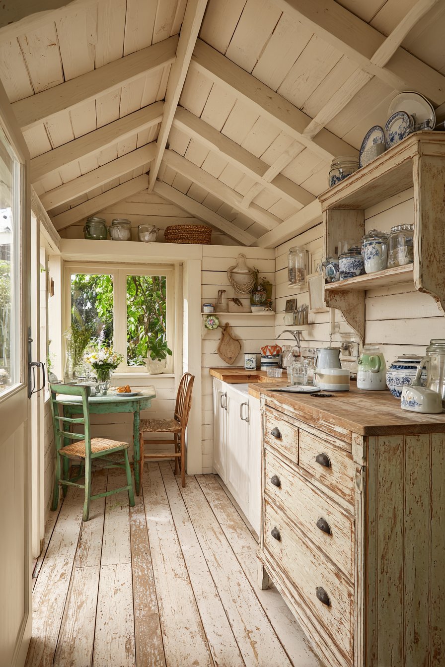 Antique Pine Dresser Storage Solution