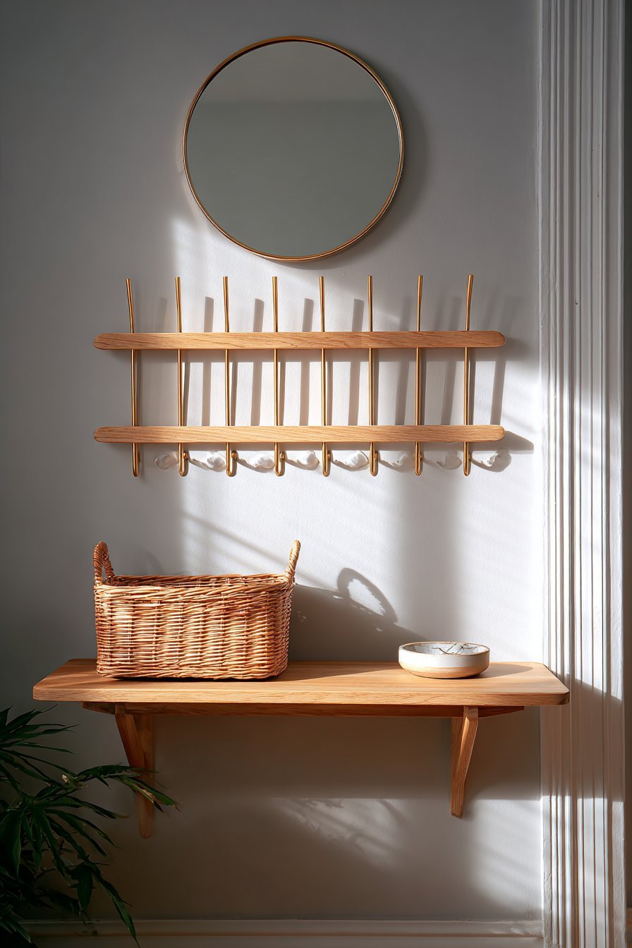 Vertical Storage Entryway Solution