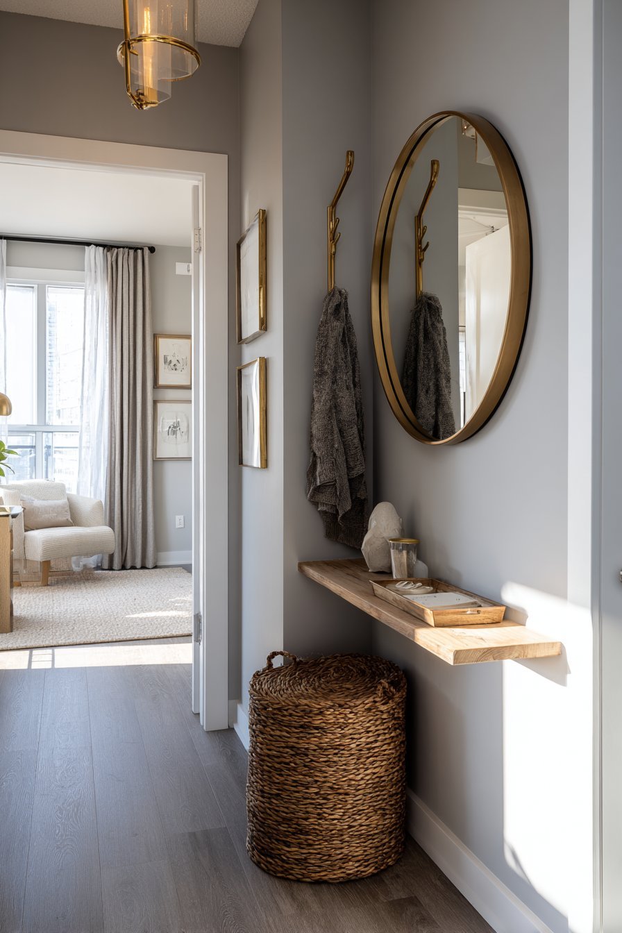 Vertical Storage Entryway Solution