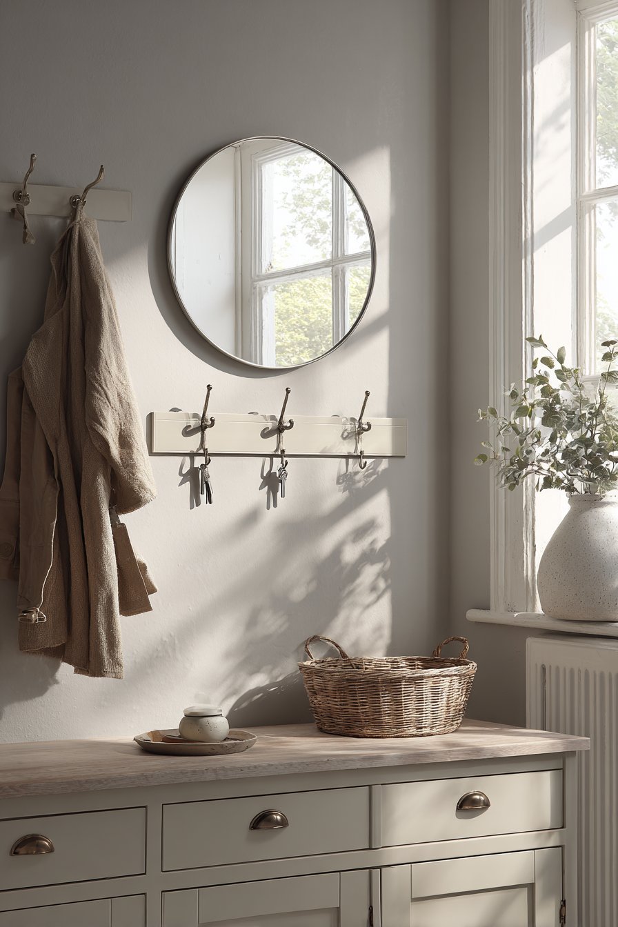 Vertical Storage Entryway Solution