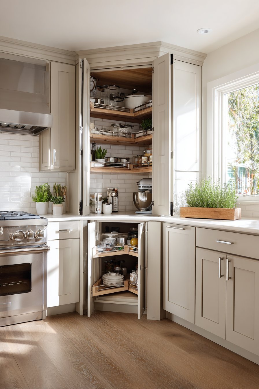 Compact Corner Solution Efficiency