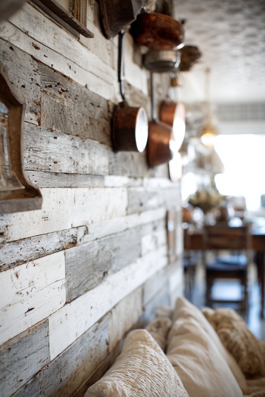 Reclaimed Barn Wood Accent Wall
