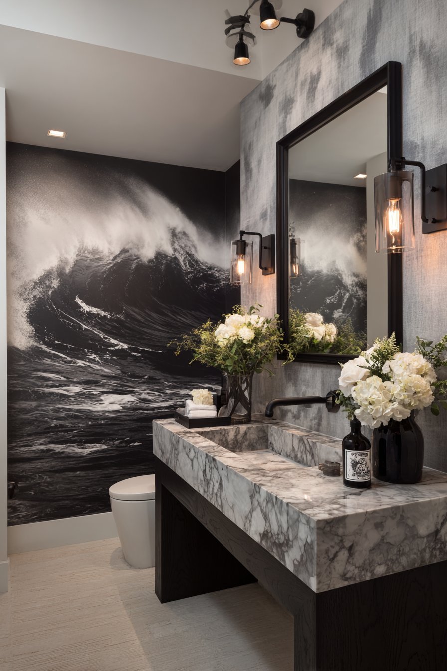 Dramatic Ocean Wave Photography Statement