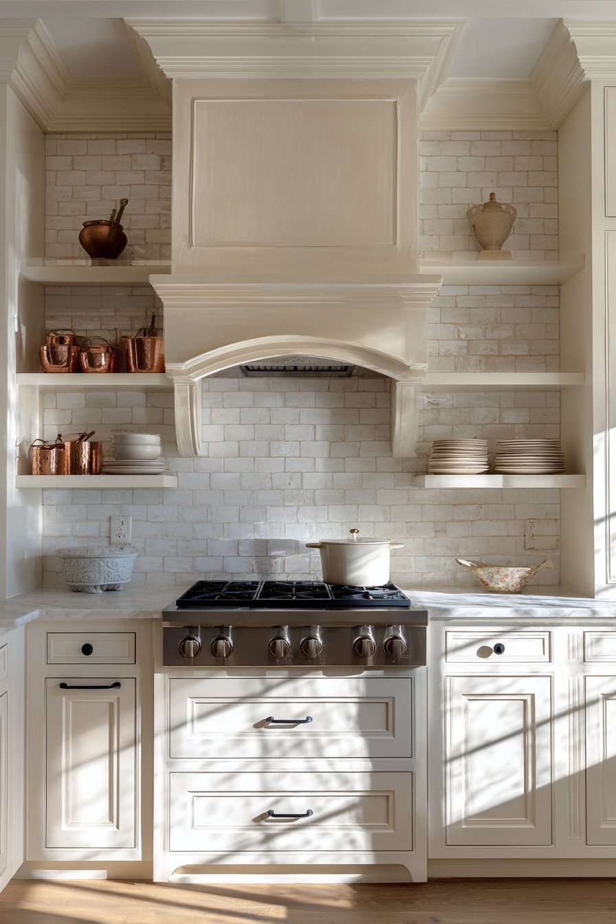 Dramatic Zellige Tile Range Wall