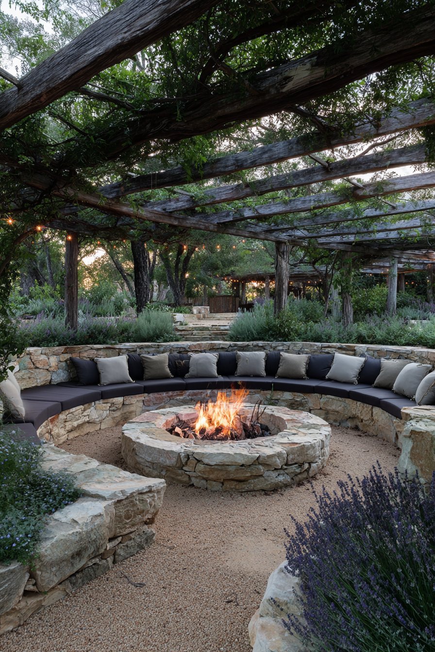 Intimate Fire Pit Gathering Space