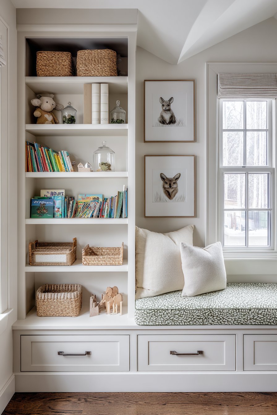 Organized Beauty Window Seat