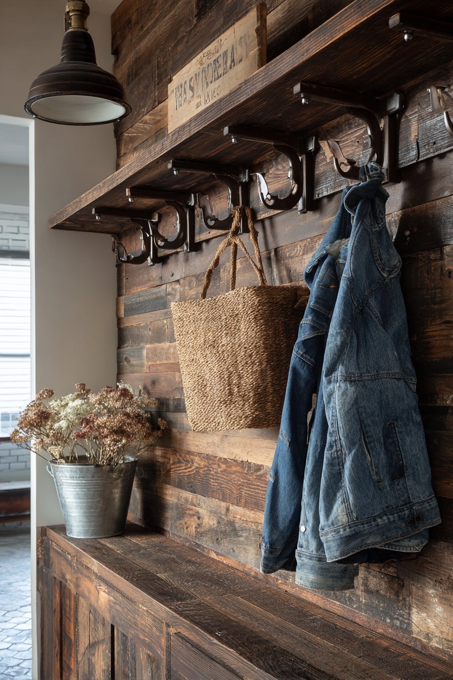 Rustic Farmhouse Reclaimed Wood Accent