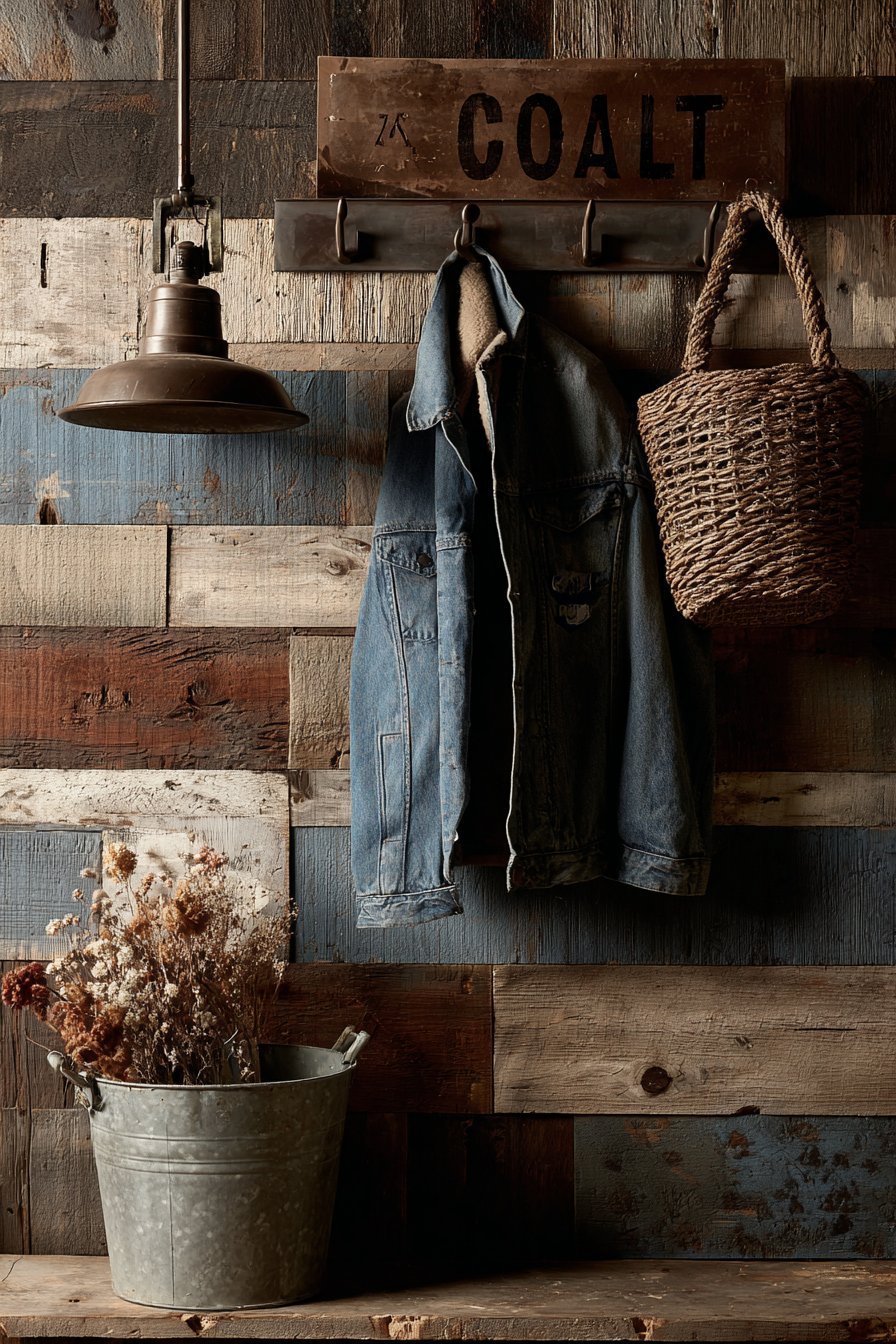 Rustic Farmhouse Reclaimed Wood Accent