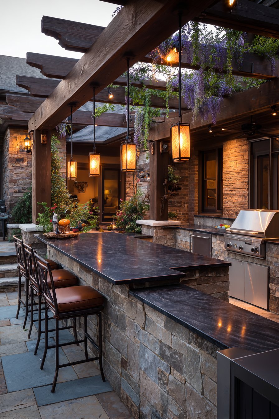 Professional-Grade Outdoor Kitchen Island