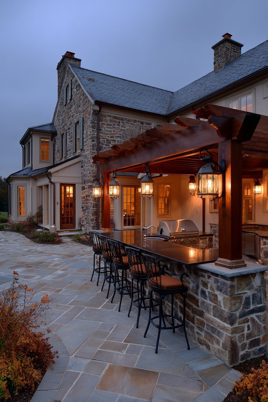 Professional-Grade Outdoor Kitchen Island