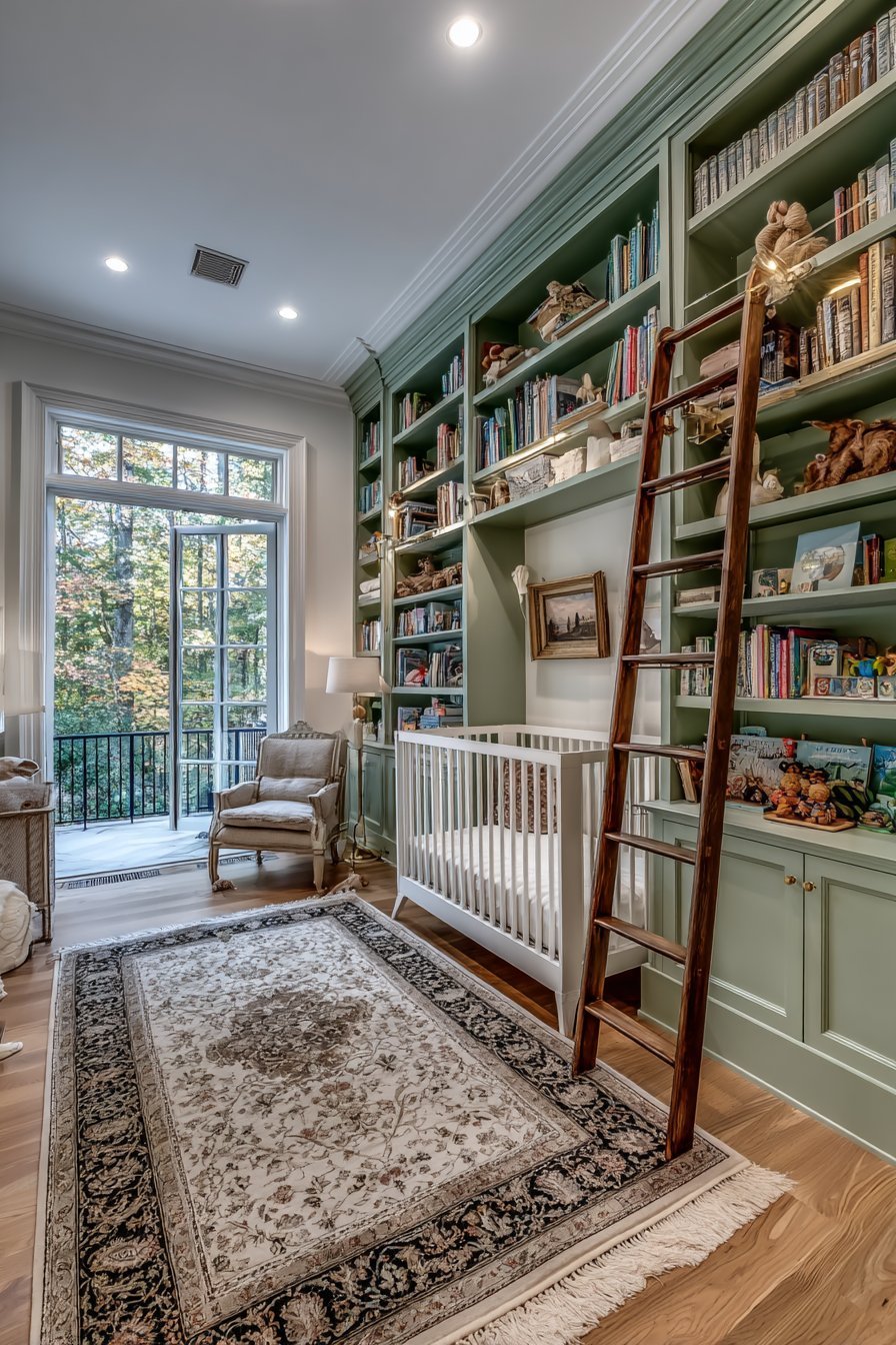 Vintage Library Sophistication