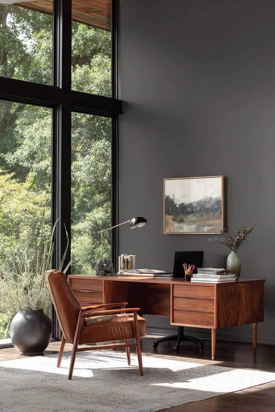 Charcoal Grey Office Drama