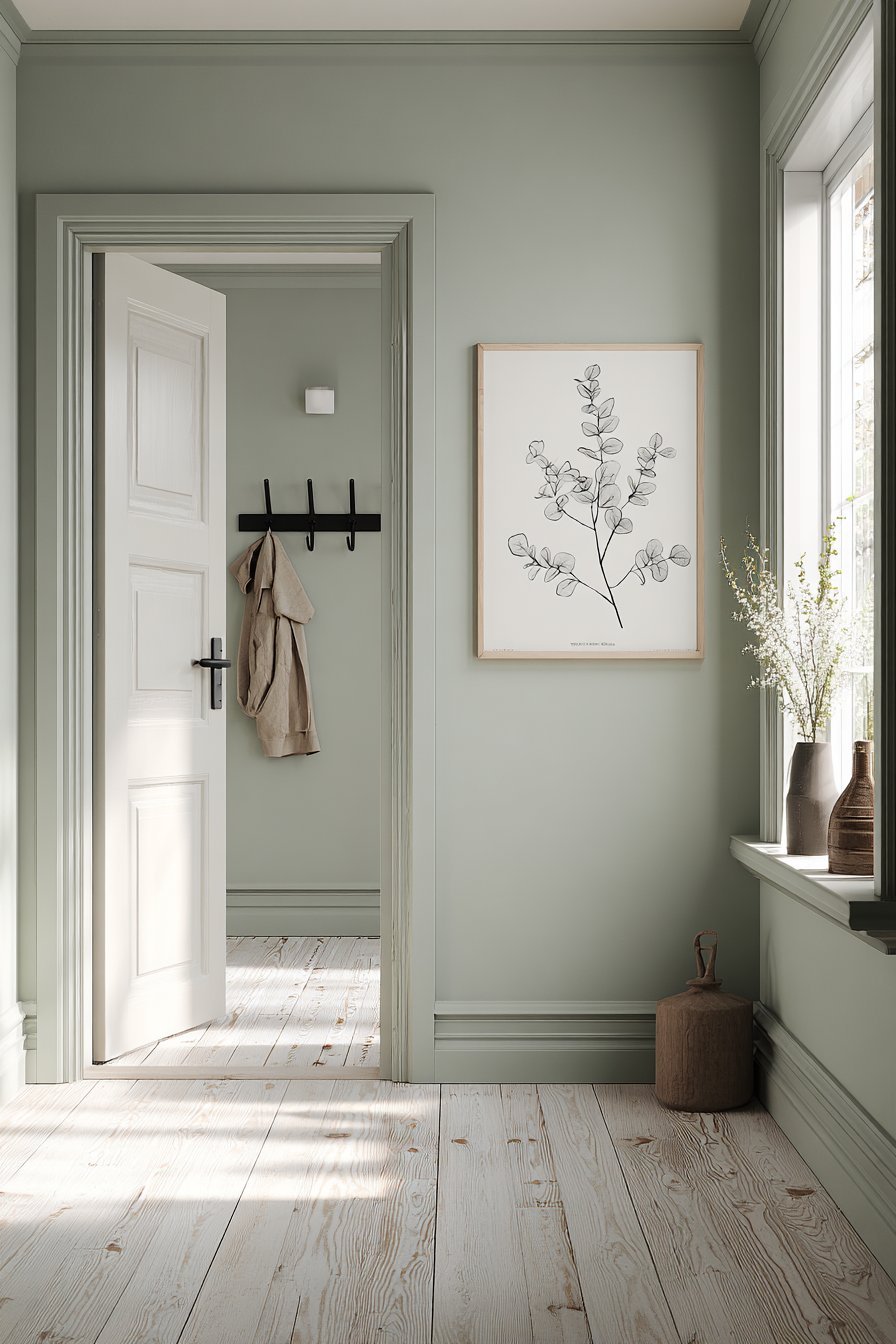 Minimalist Scandinavian Botanical Print