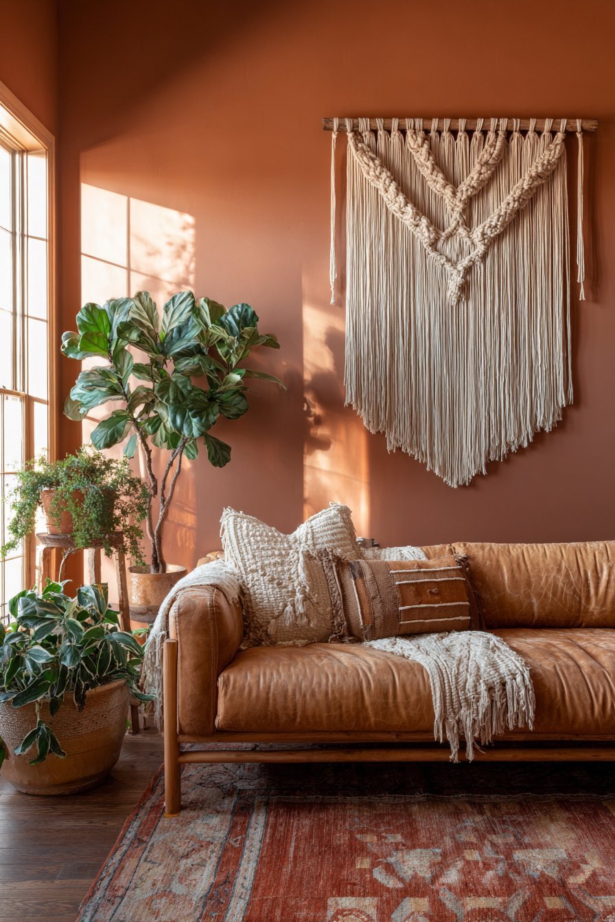 Bohemian Large-Scale Macramé Wall Hanging